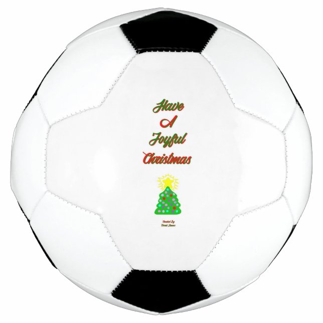 Joyful Christmas Soccer Ball (Vorderseite)