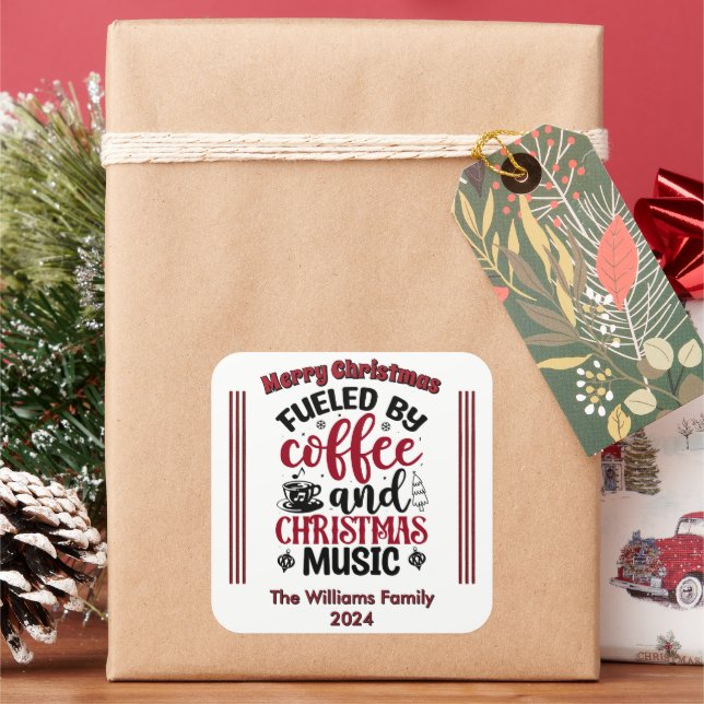 Joyful Coffee Vibes Holiday Stickers (Feiertag)