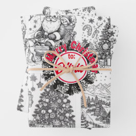 Joyful Colors Christmas Wrap Geschenkpapier Set