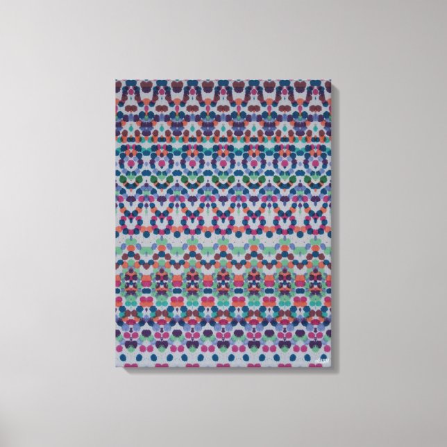 Joyful Confetti Mosaic IV Canvas Print Leinwanddruck (Vorderseite)