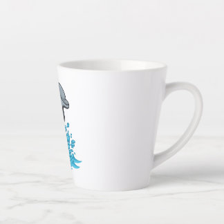 Joyful Dolphin Splash - Latte Mug Milchtasse