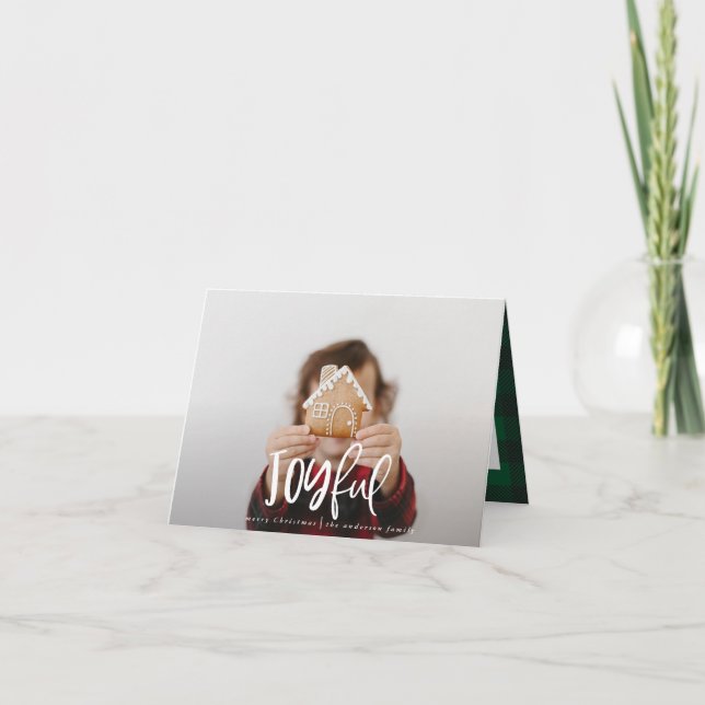 Joyful ein Foto Drehbuch Tartan Familienurlaub (Vorderseite)