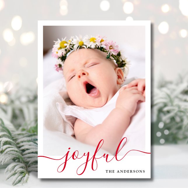 Joyful Elegantes Foto Weihnachten (Von Creator hochgeladen)