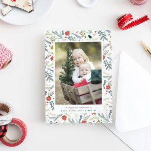 Joyful Foliage   Fotokarte für den Urlaub Feiertagskarte