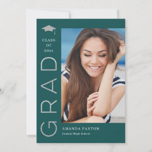 Joyful Grad Editable Color Abschluss Einladung