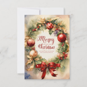 "Joyful Greetings: Ihre One-Stopp Weihnachtskarte Dankeskarte