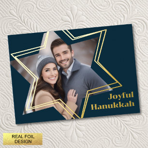 Joyful Hanukkah Star von David Foto Frame