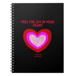 Joyful Heart Foto Notebook Notizblock