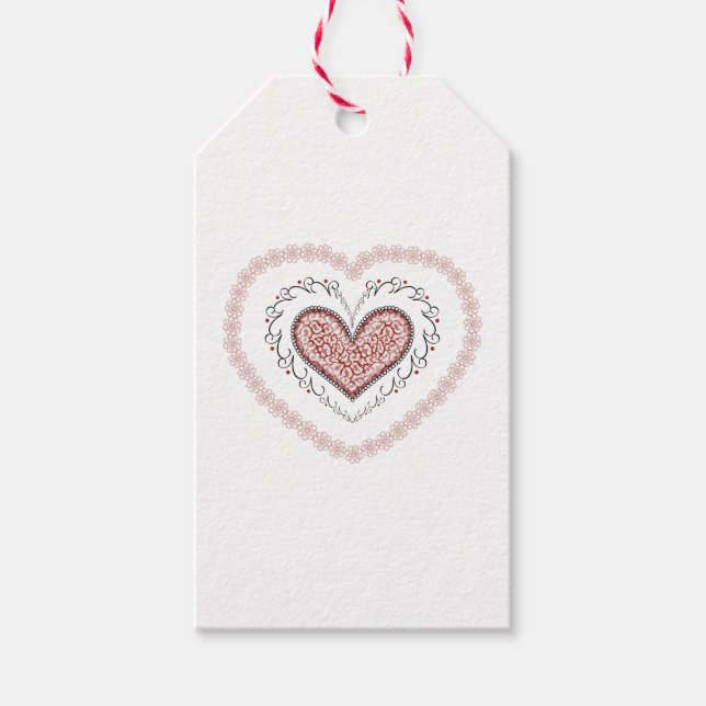 Joyful Heart Gift Tag (Leopard) Geschenkanhänger (Vorderseite)
