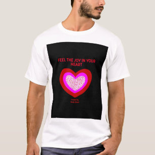 Joyful Heart Men White Basic T Shirt