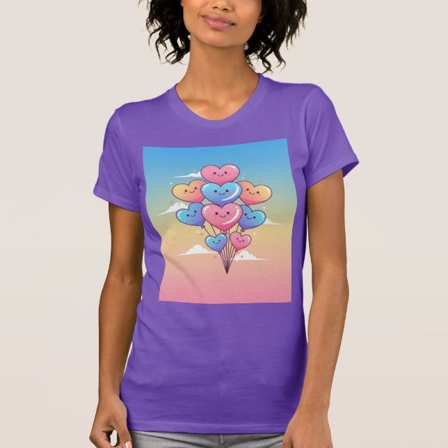 Joyful Hearts Rising Together T-Shirt (Vorderseite)