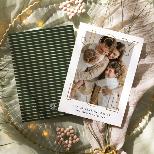 Joyful Holiday Card Feiertagskarte (Von Creator hochgeladen)