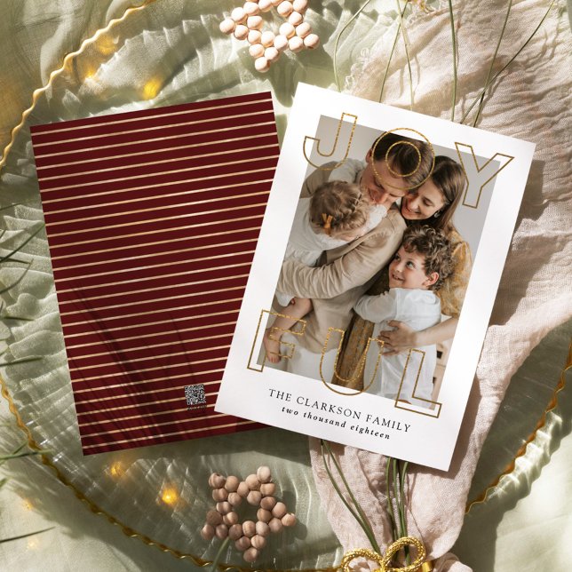 Joyful Holiday Card Feiertagskarte (Von Creator hochgeladen)