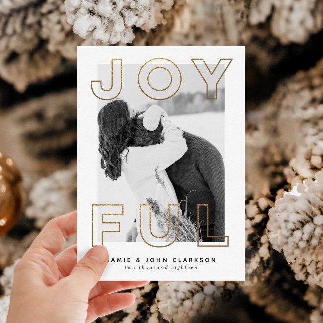 Joyful Holiday Card Feiertagskarte (Von Creator hochgeladen)