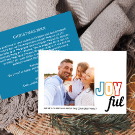 Joyful Holiday Card | Horizontal Feiertagskarte