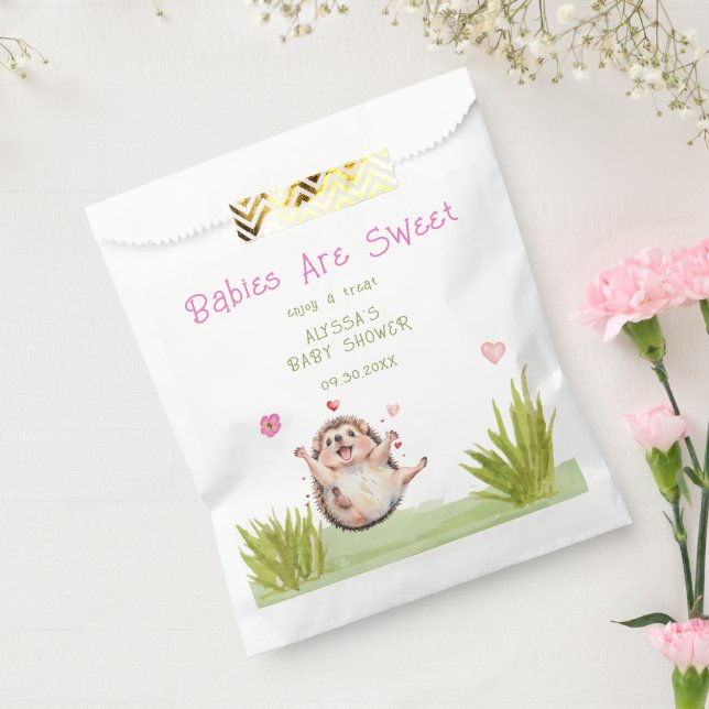 Joyful Igel Garden Party Sweet Baby Shooter Geschenktütchen (Versiegelt)