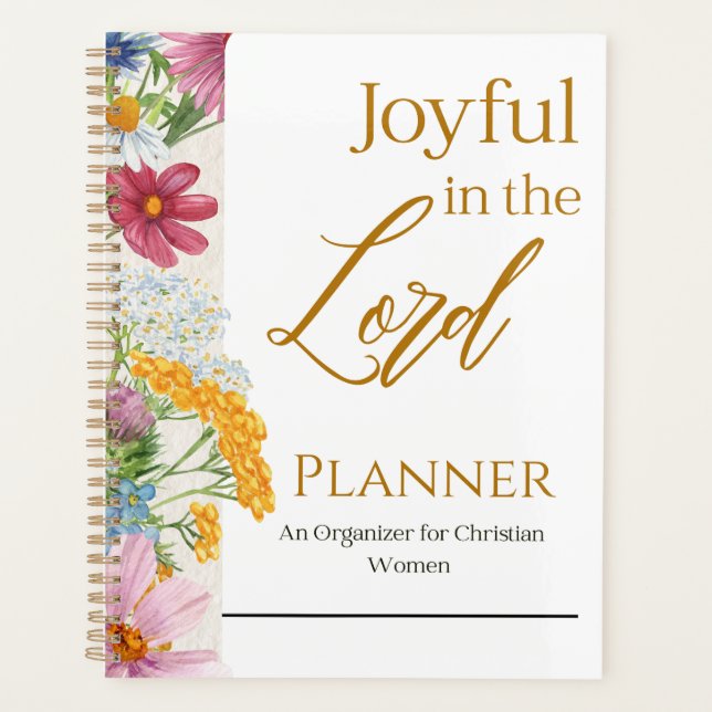 Joyful in the Lord Planner  Planer (Vorderseite)