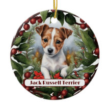 Joyful Jack Russel, Personalisiere Weihnachten