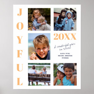 JOYFUL Jahr in Review 5 - Collage Family Poster