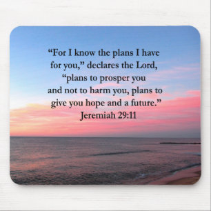 JOYFUL JEREMIAH 29:11 SUNRISE MOUSEPAD