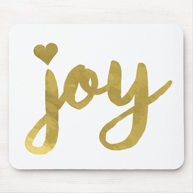 Joyful Joyful Ich habe Joy Full of Joy Gold Art Go Mousepad (Vorne)
