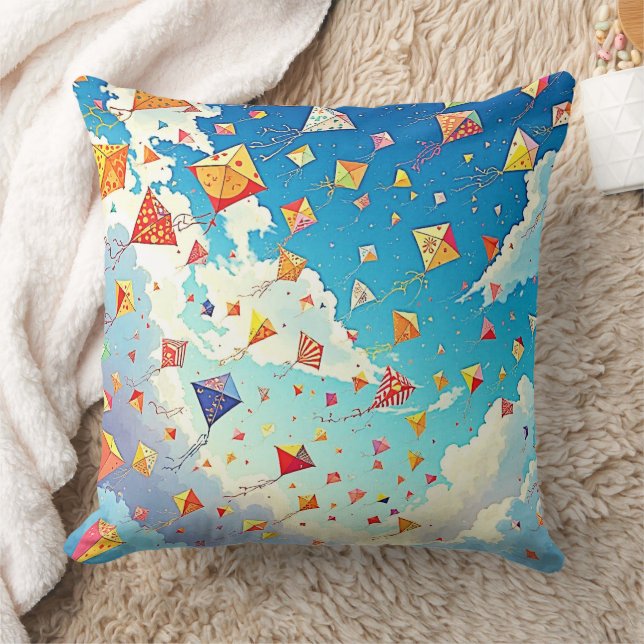 Joyful Kites Soaring High Kissen (Decke)