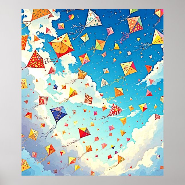 Joyful Kites Soaring High Poster (Vorne)