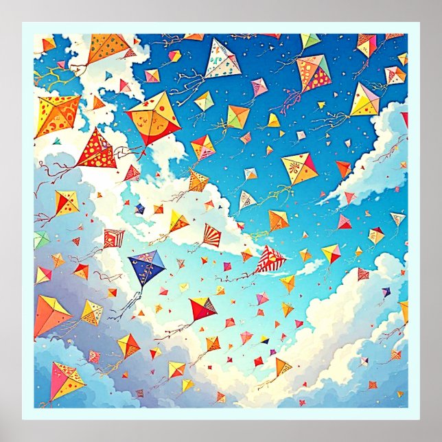Joyful Kites Soaring High Poster (Vorne)