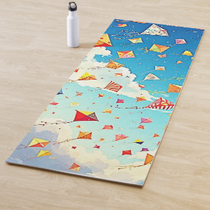 Joyful Kites Soaring High Yogamatte