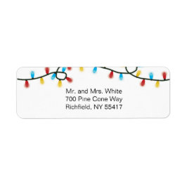 Joyful Lights Address Labels