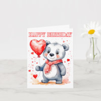 Joyful Little Koala Bear Happy Birthday