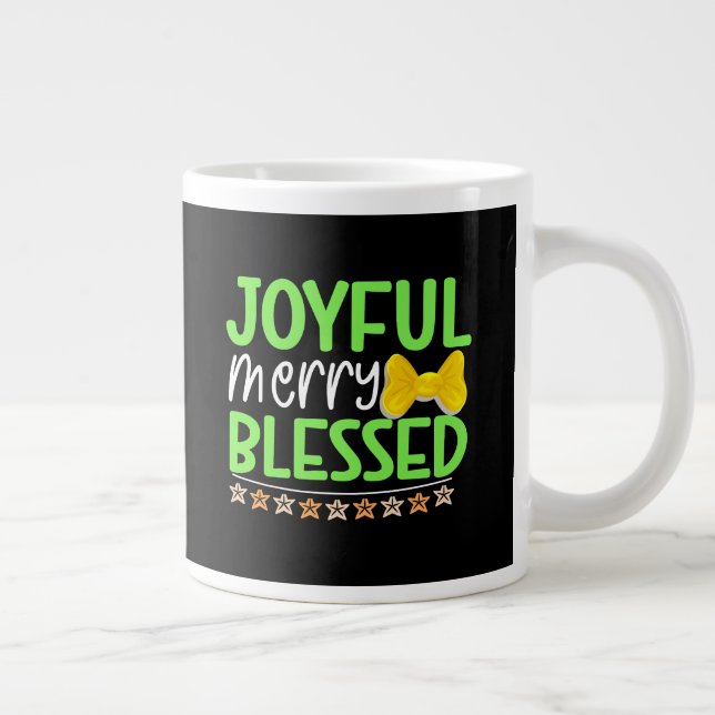 Joyful Merry gesegnet-81053 Jumbo-Tasse (Rechts)