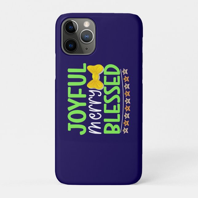 Joyful Merry gesegnet-81053 Paper Untersetzer Case-Mate iPhone Hülle (Rückseite)