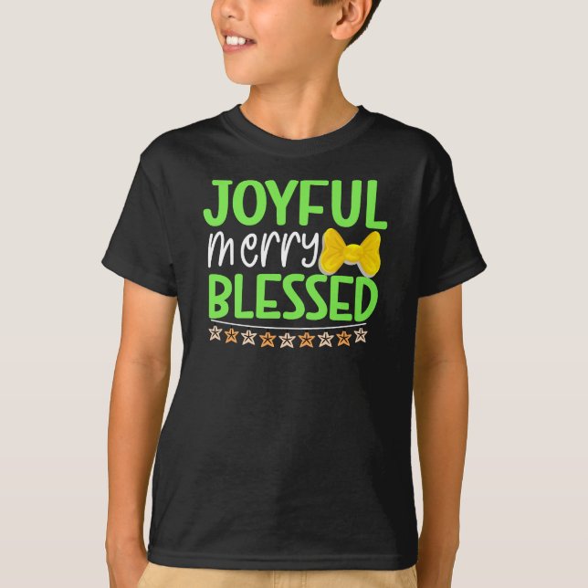 Joyful Merry gesegnet-81053 T-Shirt (Vorderseite)
