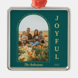 Joyful Modern Minimalistisch Arch Foto Green Ornament Aus Metall