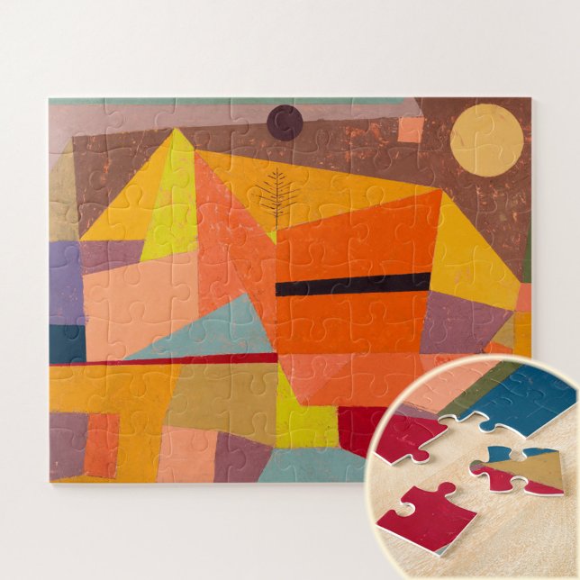 Joyful Mountain Landscape, Paul Klee Abstrakte Kun Puzzle (Von Creator hochgeladen)