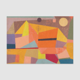 Joyful Mountain Landscape, Paul Klee Abstrakte Kun Seidenpapier