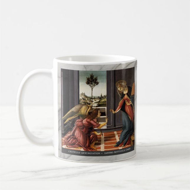 Joyful Mysteries of the Rosary #1: Annunciation Kaffeetasse (Links)