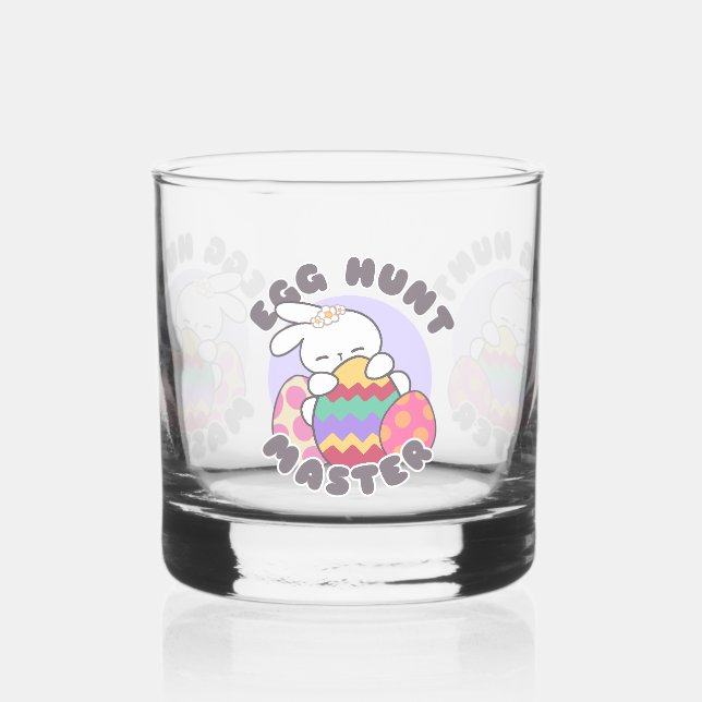 Joyful Oaster Bunny Embrace - 'Egg Hunt Master' Whiskyglas (Links)
