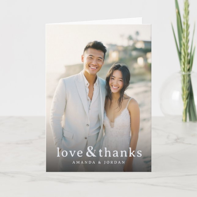 Joyful Photo Dankeskarte (Vorderseite)