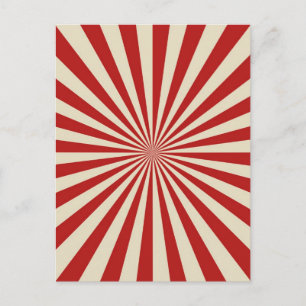 Joyful Retro Vintag Popcorn Classic Spin Wheel Postkarte