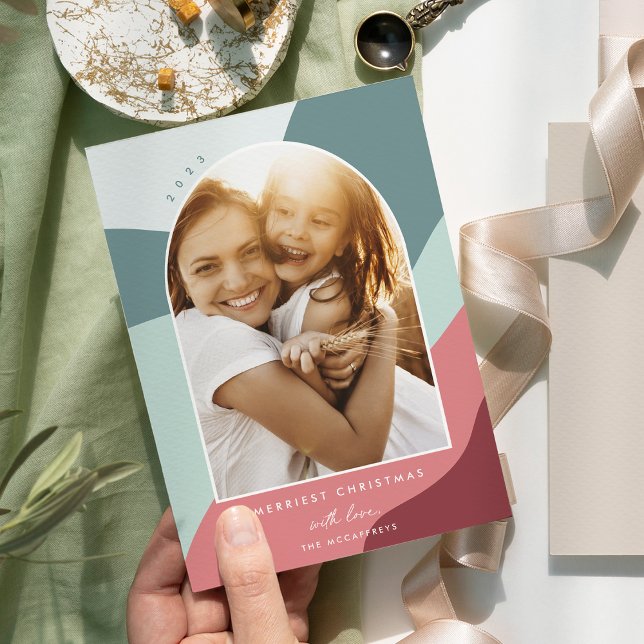 Joyful Shades | Vertikales Foto Feiertagskarte (Von Creator hochgeladen)