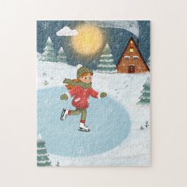 "Joyful skater"  Puzzle
