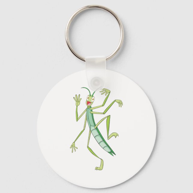 Joyful-Stick-Insekt Schlüsselanhänger (Vorderseite)
