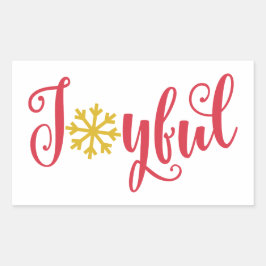 Joyful Sticker - fröhlicher Urlaub Vinyl Decal