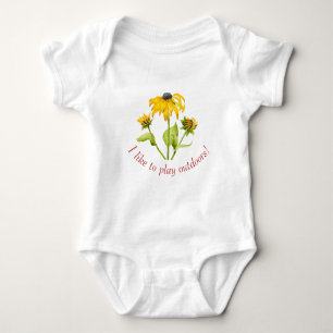 Joyful Summer on a Baby Bodysuit (B) Baby Strampler