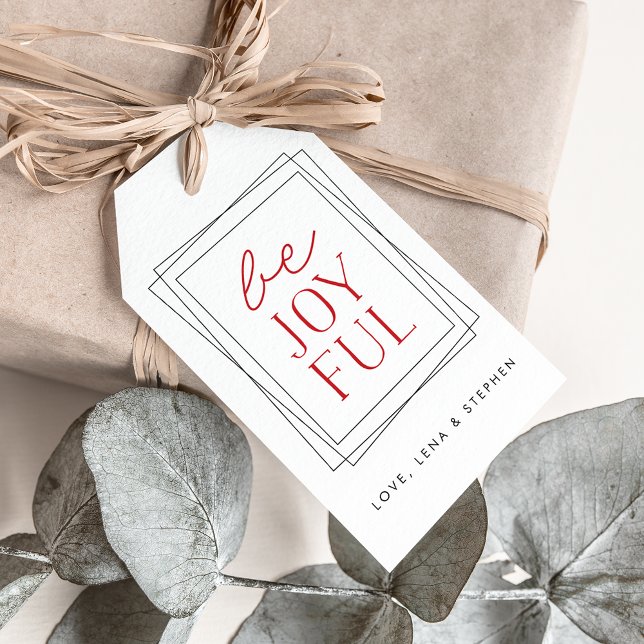 Joyful Symmetry Holiday Geschenkanhänger (Von Creator hochgeladen)