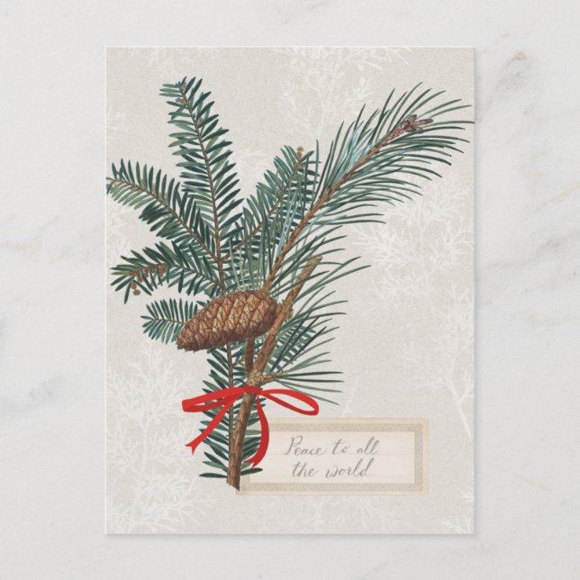 Joyful Tidings | Frieden für die ganze Welt Postkarte (Vorderseite)