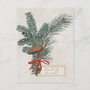 Joyful Tidings Frieden für die ganze Welt Postkarte