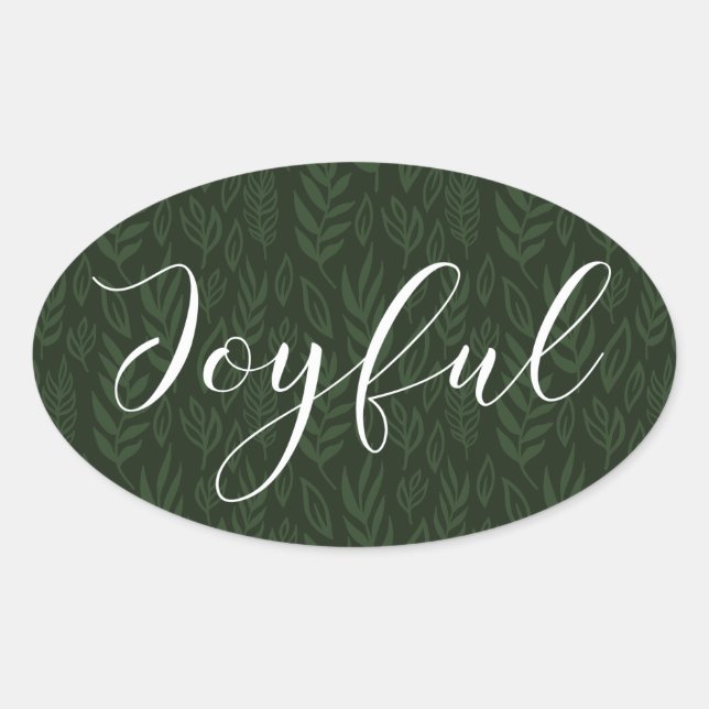 Joyful Tidings Holiday Stickers (Vorderseite)